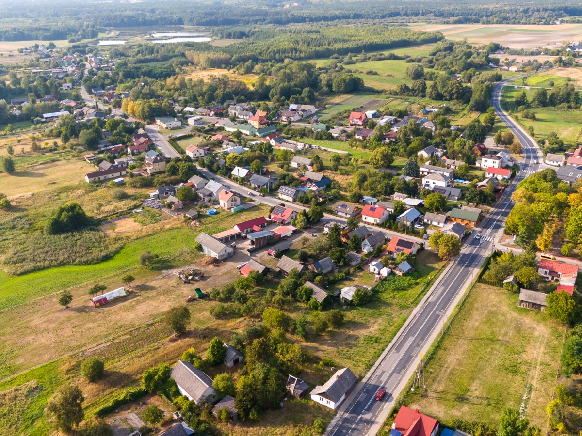 Pawłów z lotu ptaka