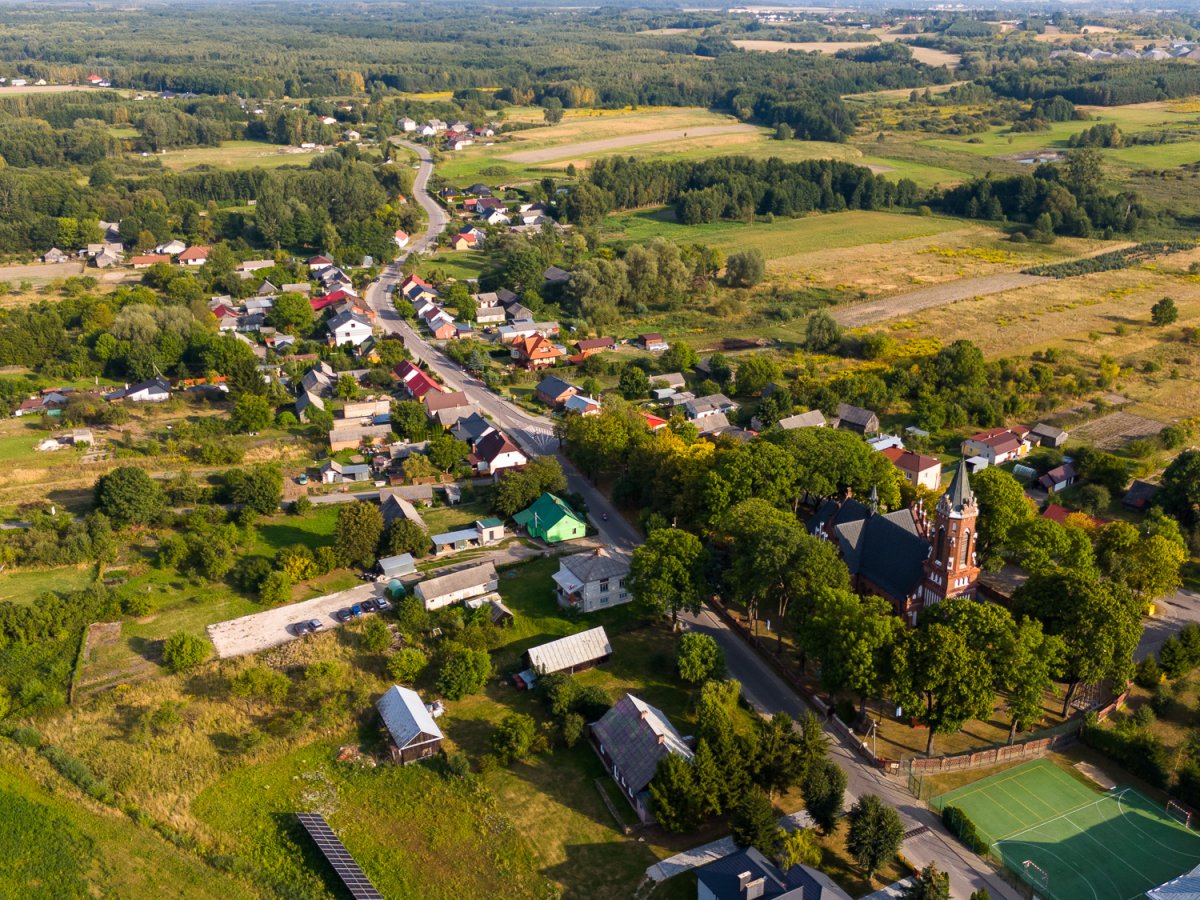 Pawłów z lotu ptaka