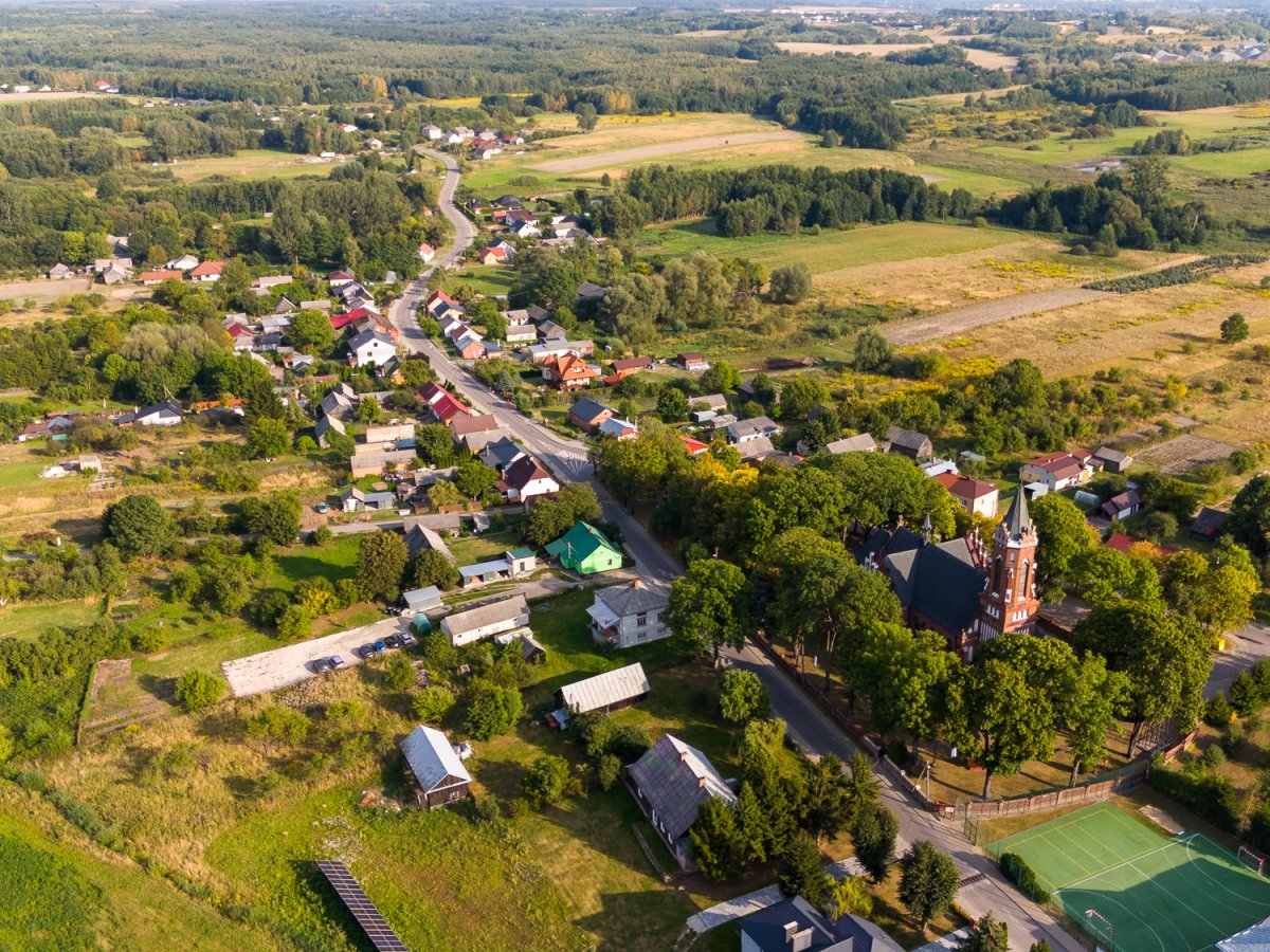 Pawłów z lotu ptaka