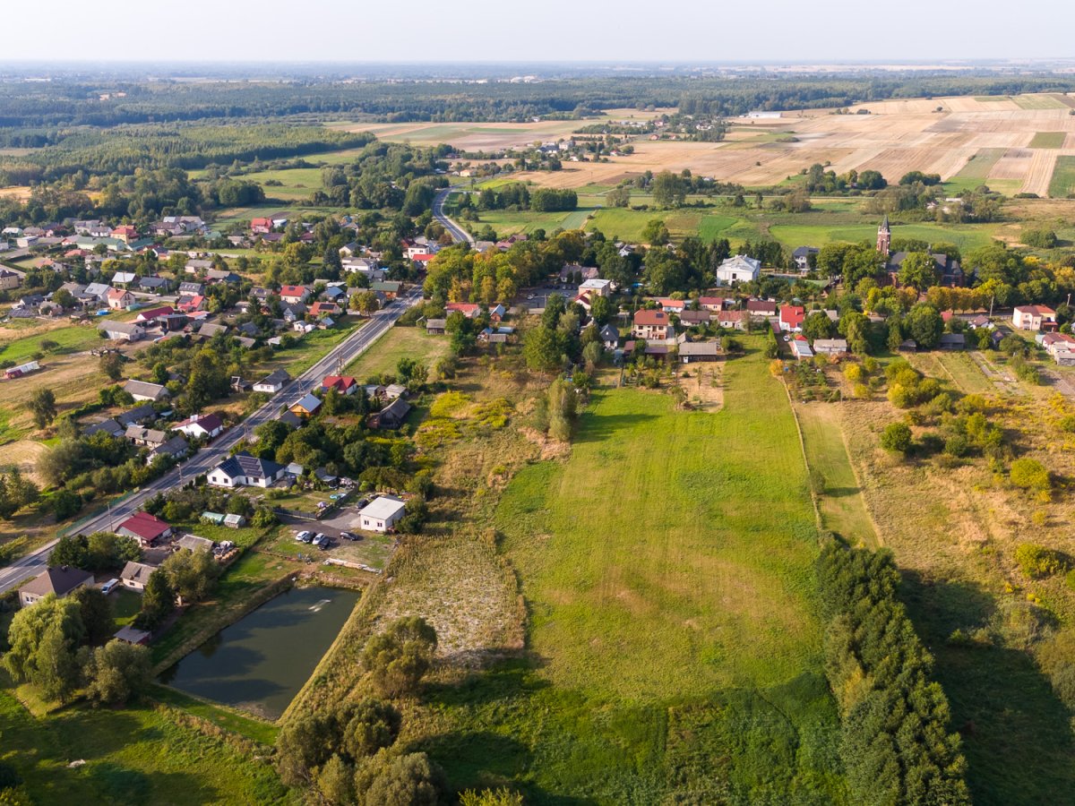 Pawłów z lotu ptaka